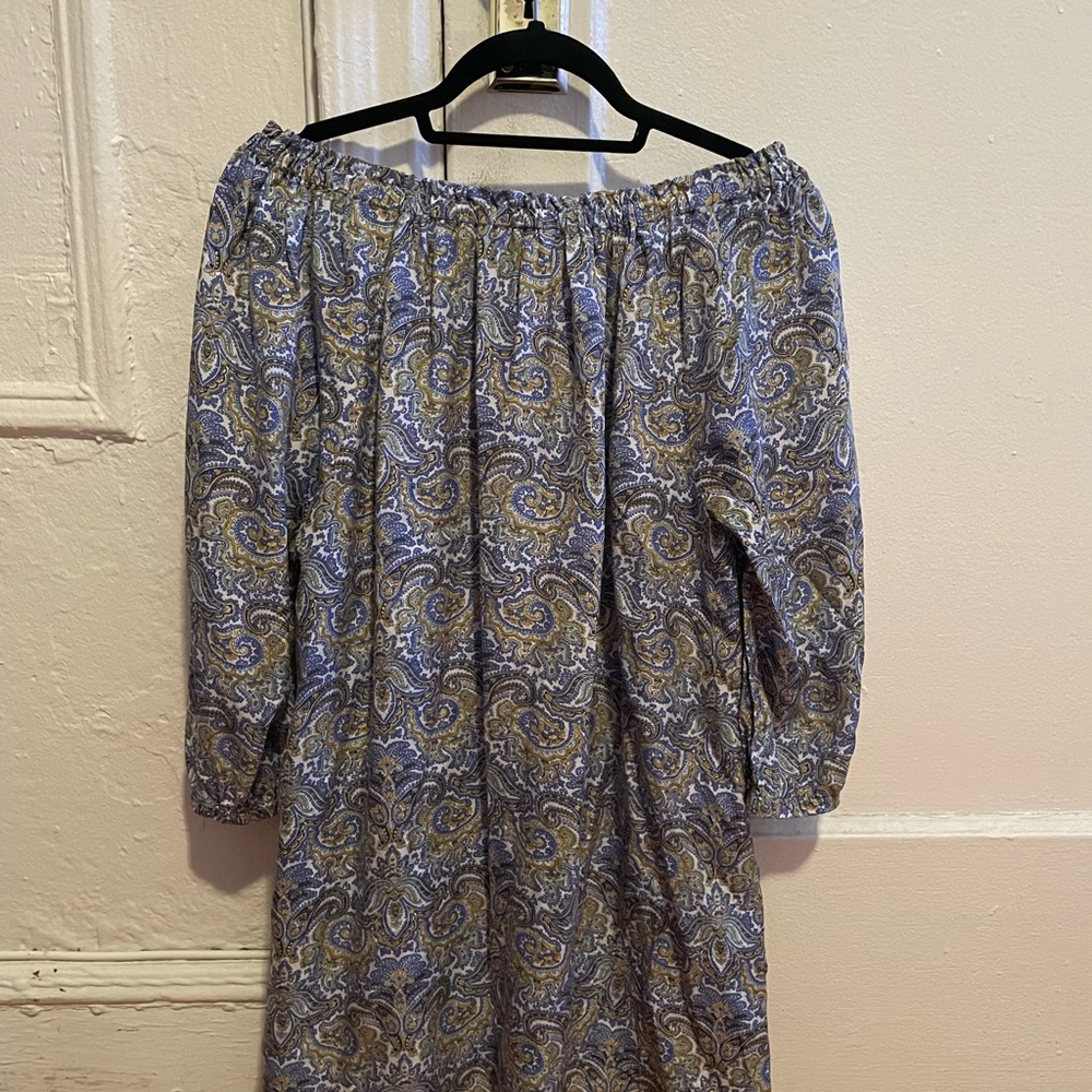J. Crew Off The Shoulder Dress